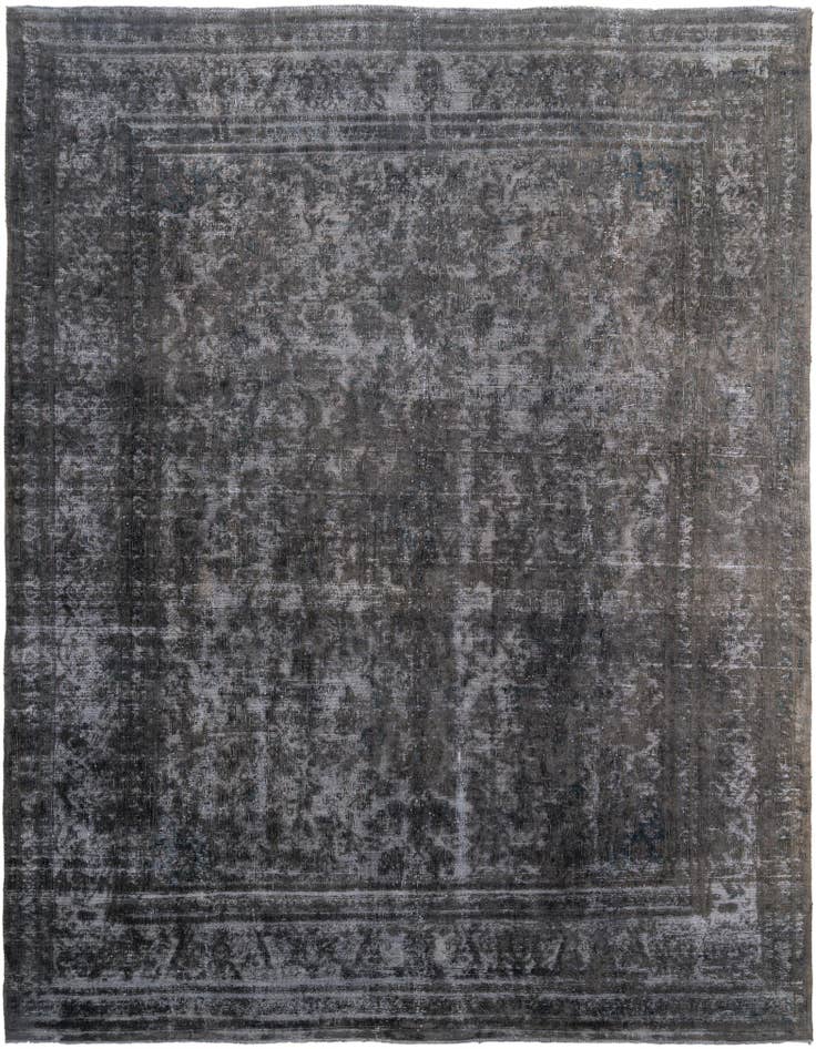 Detail image of 9' 8 x 12' 3 Hand Knotted Ultra Vintage Persian Wool Rug