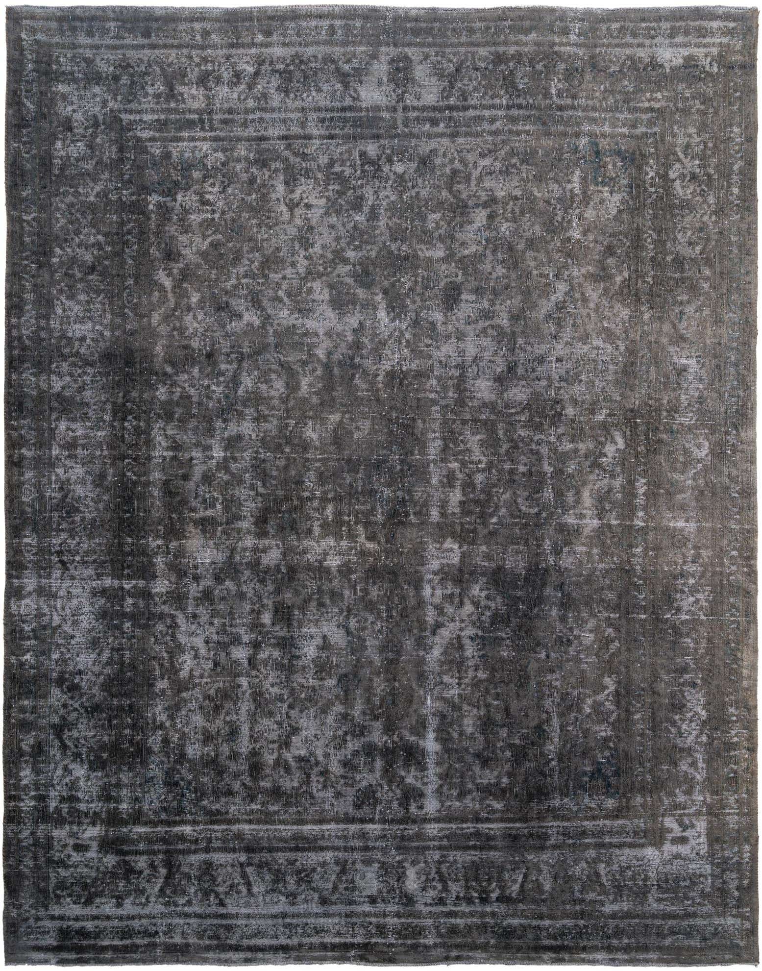 9' 8 x 12' 3 Hand Knotted Ultra Vintage Persian Wool Rug