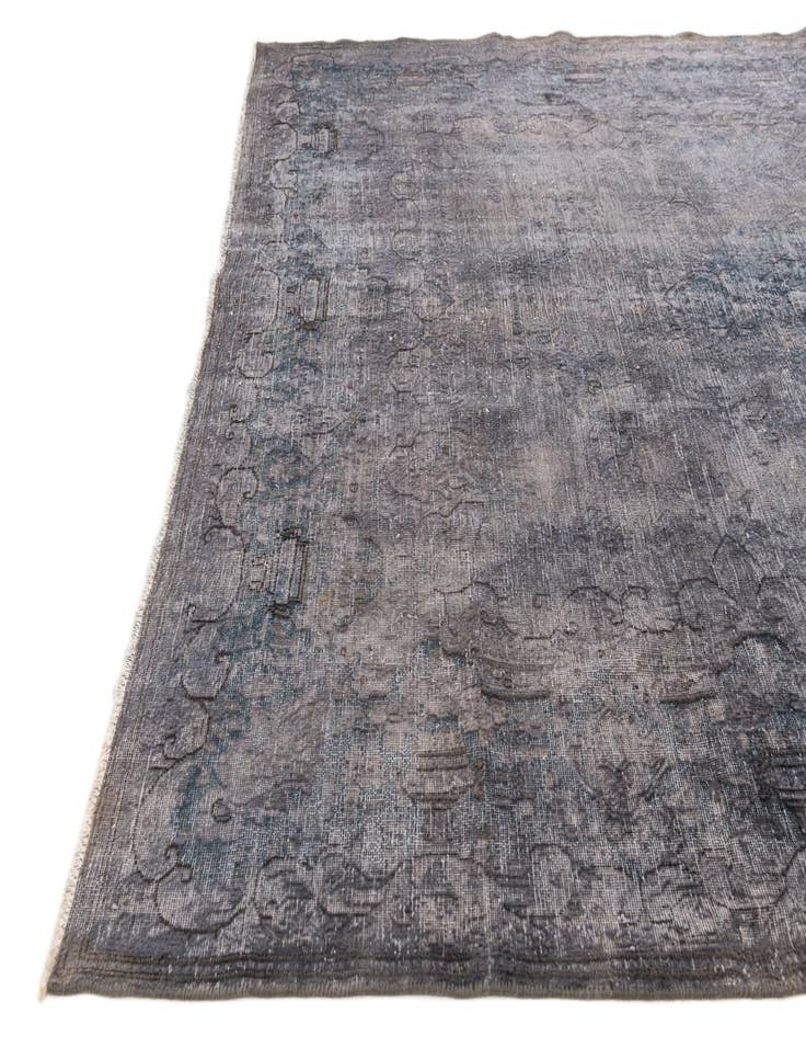 Detail image of 6' 6 x 9' 6  Hand Knotted Ultra Vintage Persian Wool Rug