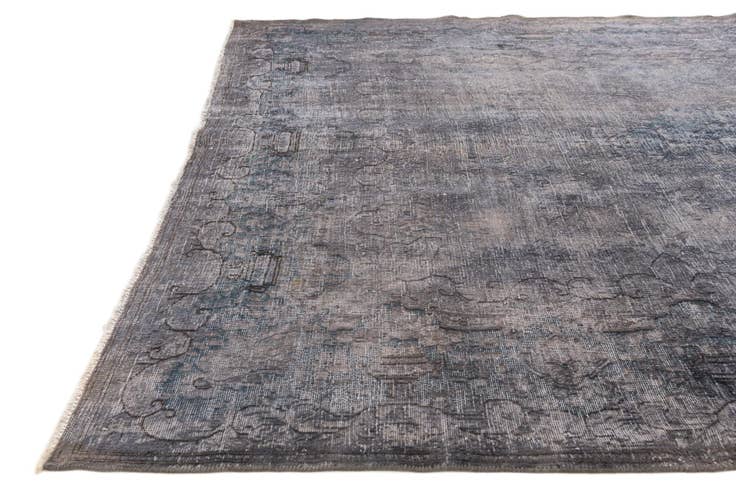 Detail image of 6' 6 x 9' 6 Hand Knotted Ultra Vintage Persian Wool Rug