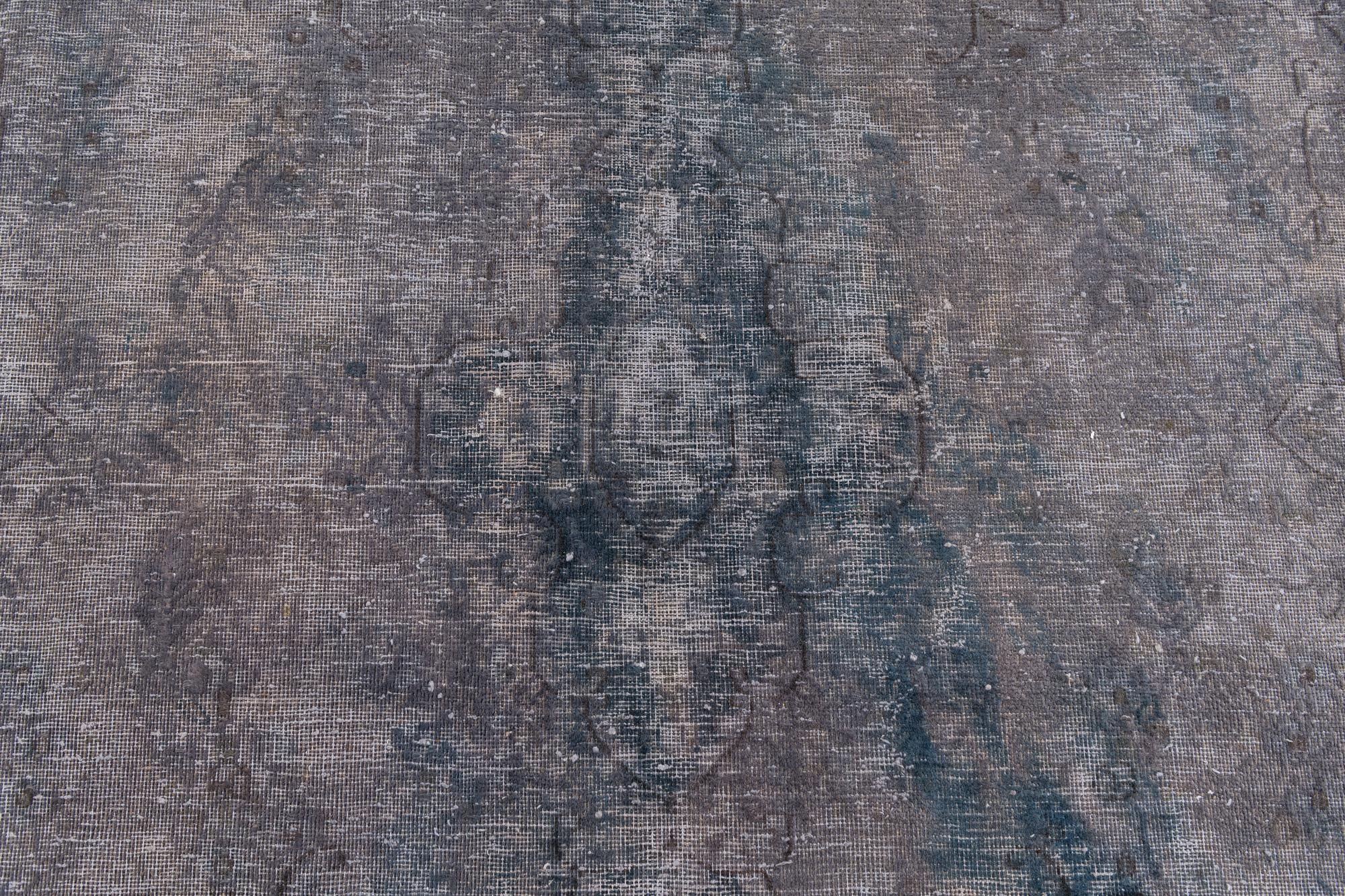 6' 6 x 9' 6 Hand Knotted Ultra Vintage Persian Wool Rug