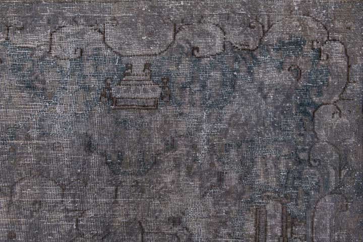 6' 6 x 9' 6 Hand Knotted Ultra Vintage Persian Wool Rug