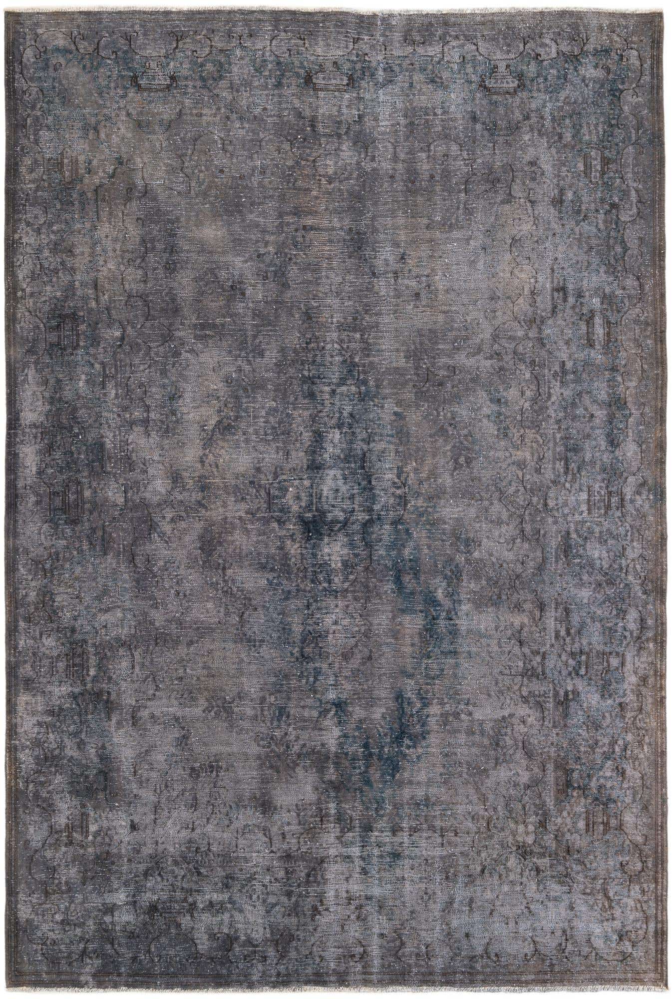 6' 6 x 9' 6 Hand Knotted Ultra Vintage Persian Wool Rug