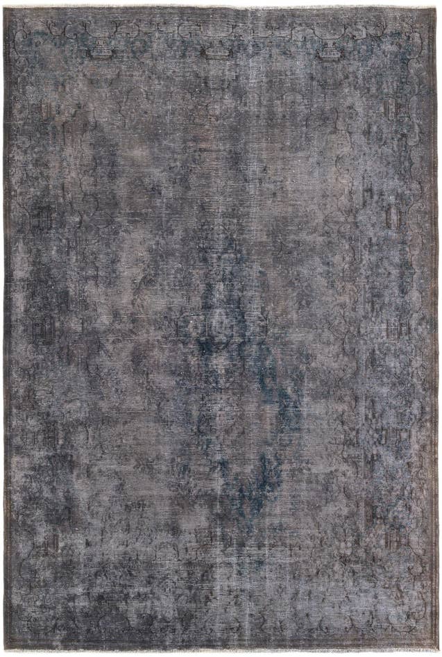 Detail image of 6' 6 x 9' 6 Hand Knotted Ultra Vintage Persian Wool Rug