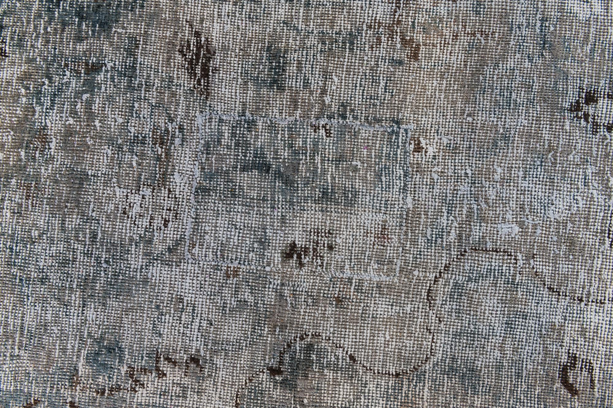 7' 3 x 10' 3 Hand Knotted Ultra Vintage Persian Wool Rug