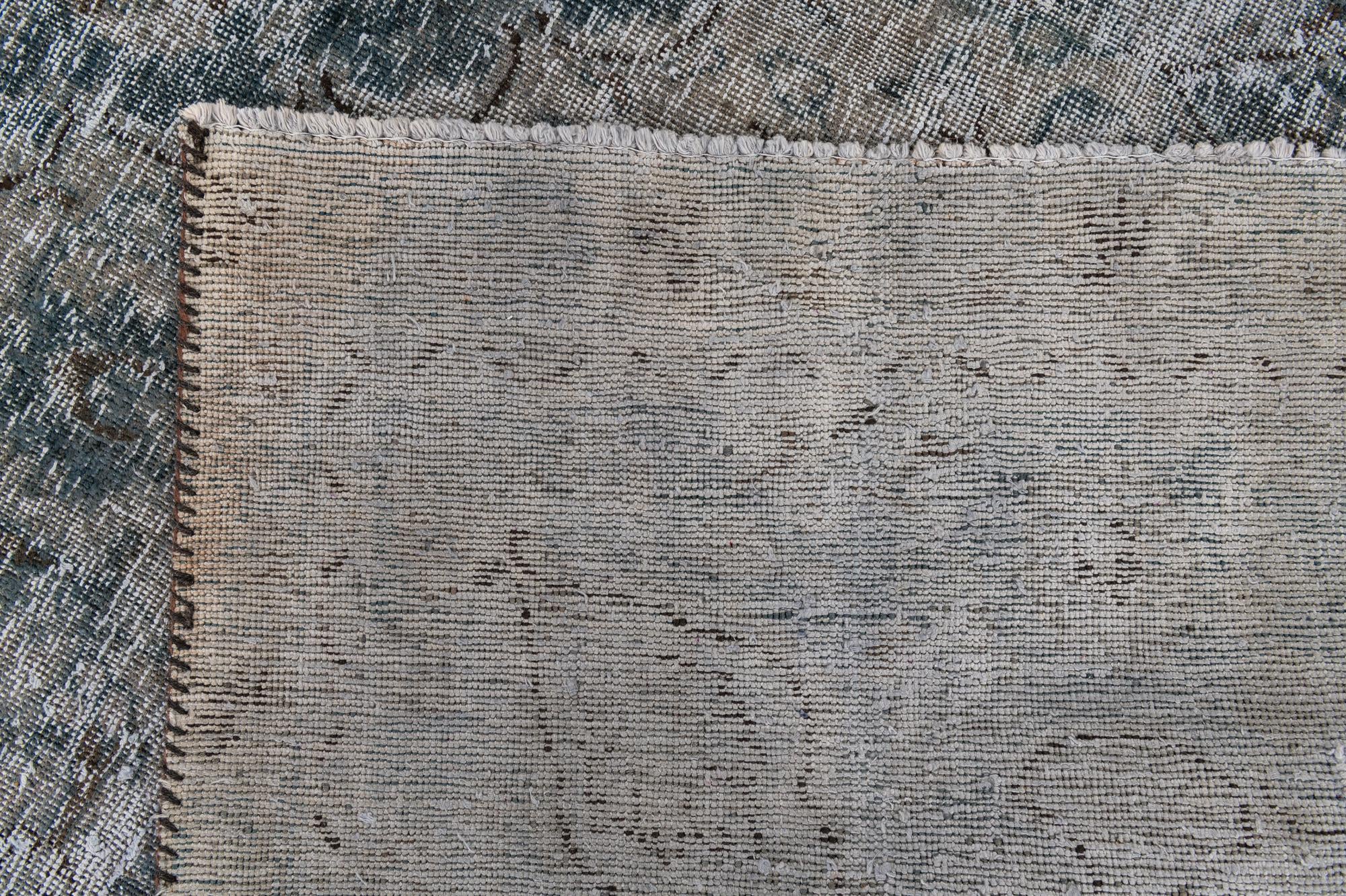 7' 3 x 10' 3 Hand Knotted Ultra Vintage Persian Wool Rug