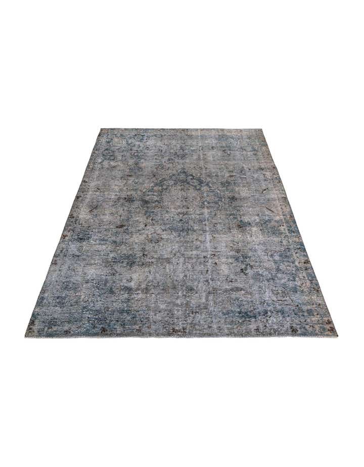 7' 3 x 10' 3 Hand Knotted Ultra Vintage Persian Wool Rug