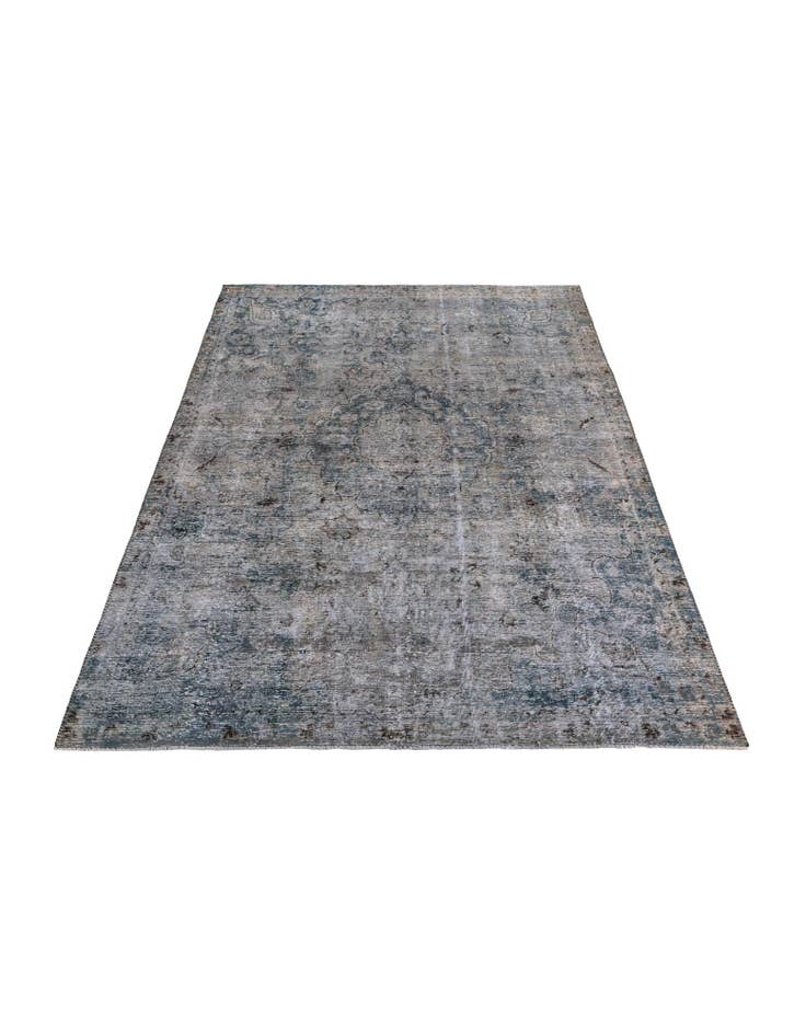 Detail image of 7' 3 x 10' 3 Hand Knotted Ultra Vintage Persian Wool Rug