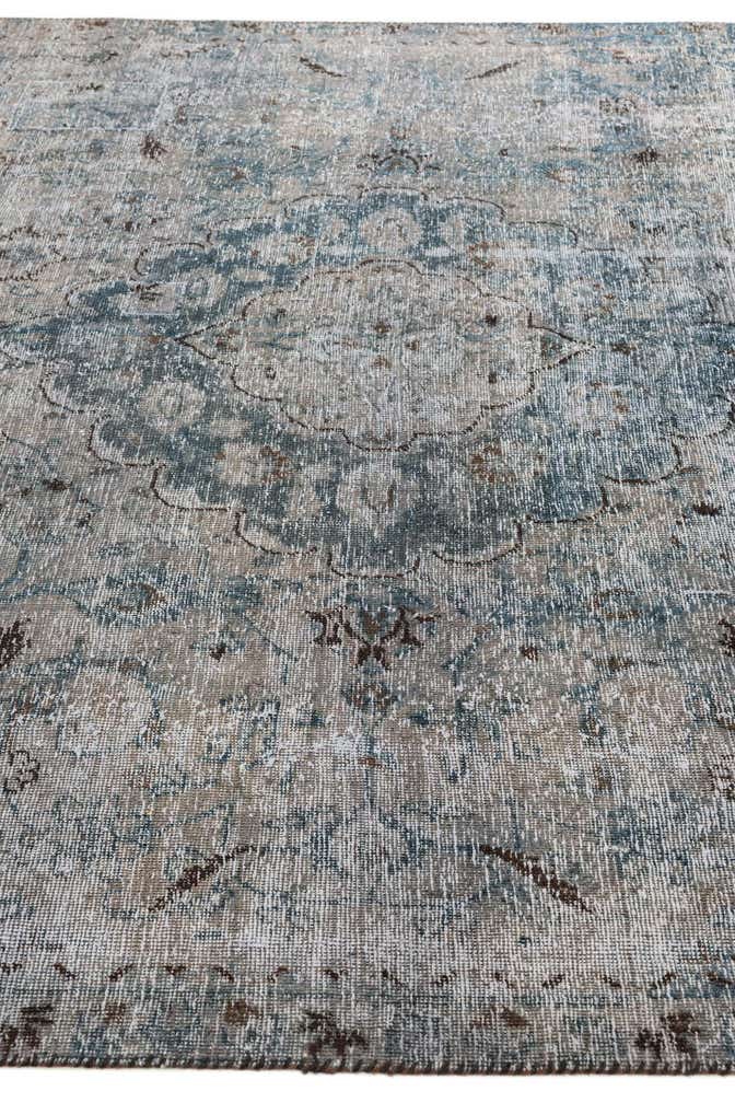 7' 3 x 10' 3 Hand Knotted Ultra Vintage Persian Wool Rug