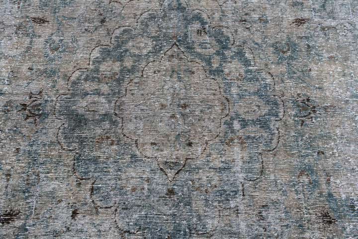7' 3 x 10' 3 Hand Knotted Ultra Vintage Persian Wool Rug