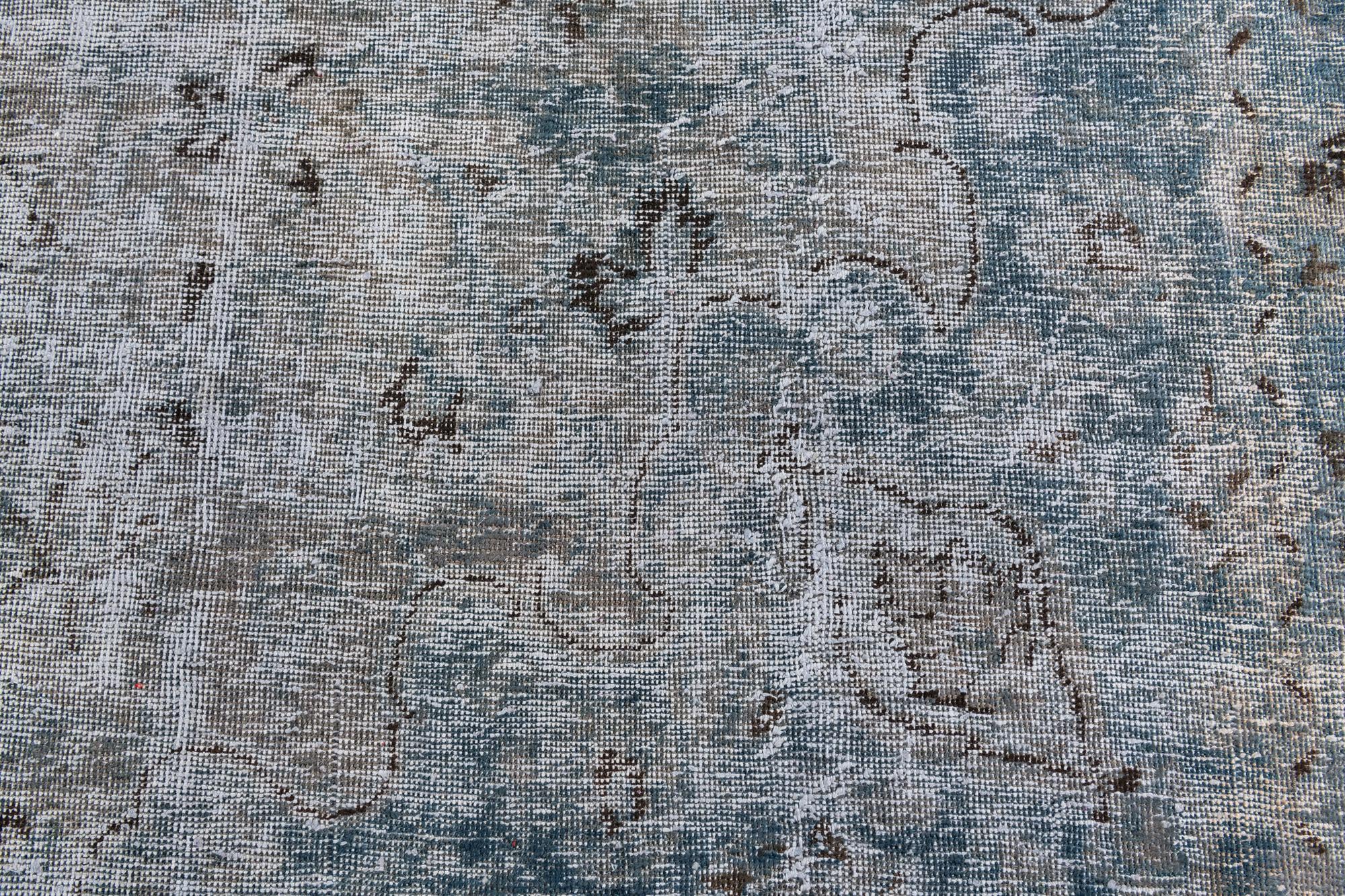 7' 3 x 10' 3 Hand Knotted Ultra Vintage Persian Wool Rug