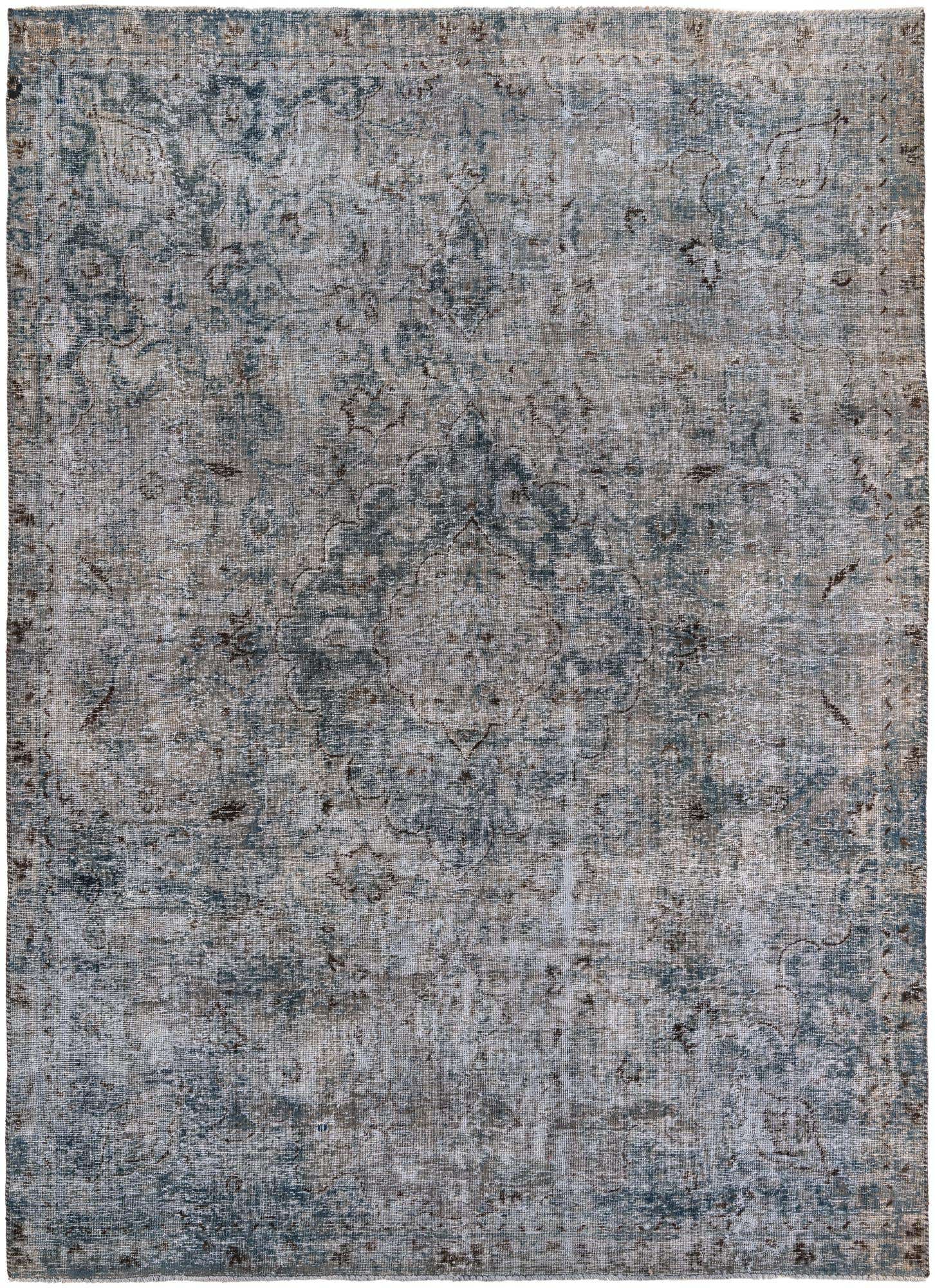 7' 3 x 10' 3 Hand Knotted Ultra Vintage Persian Wool Rug