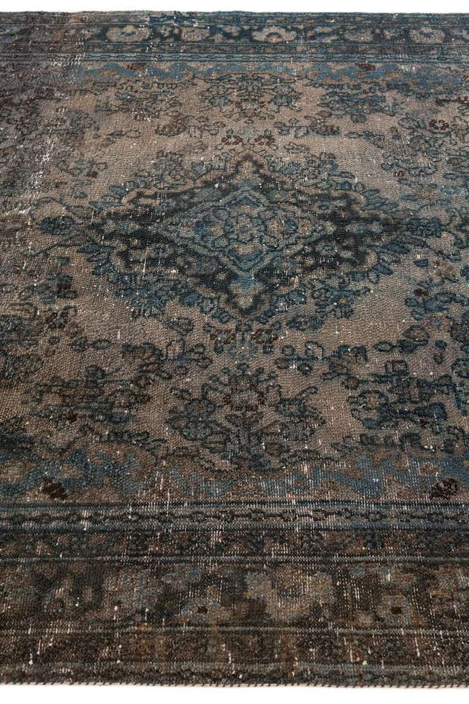 6' 8 x 9' 9 Hand Knotted Ultra Vintage Persian Wool Rug
