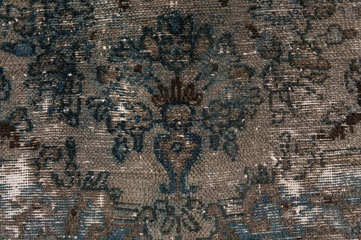 6' 8 x 9' 9 Hand Knotted Ultra Vintage Persian Wool Rug