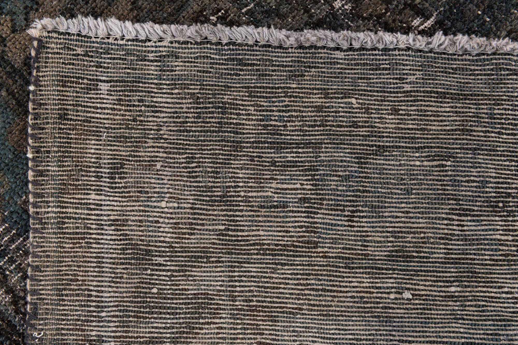 6' 8 x 9' 9 Hand Knotted Ultra Vintage Persian Wool Rug