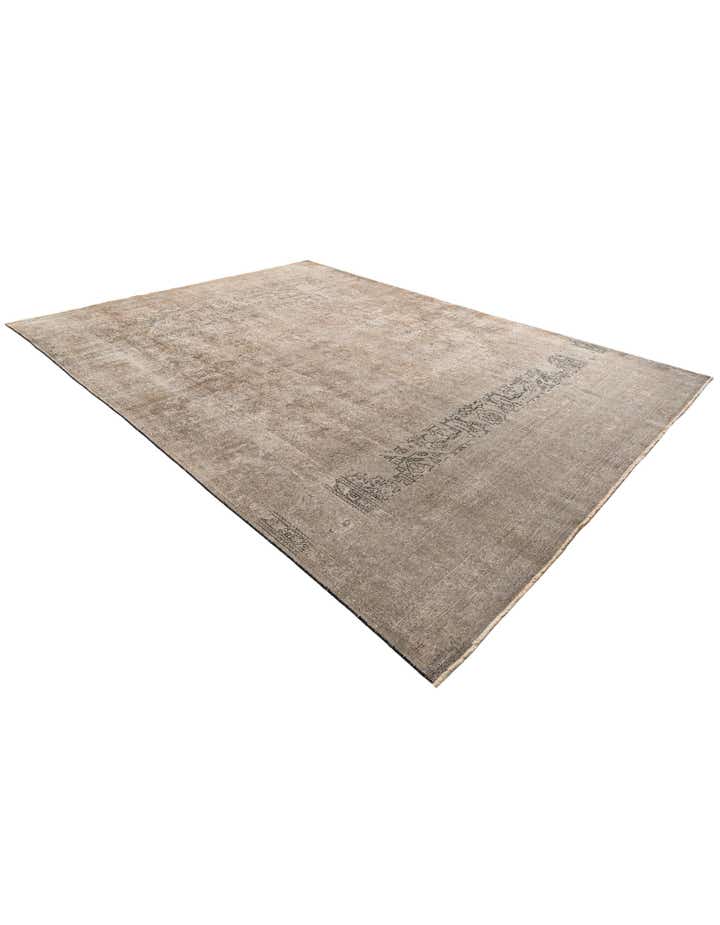 9' 7 x 12' 10 Hand Knotted Ultra Vintage Persian Wool Rug