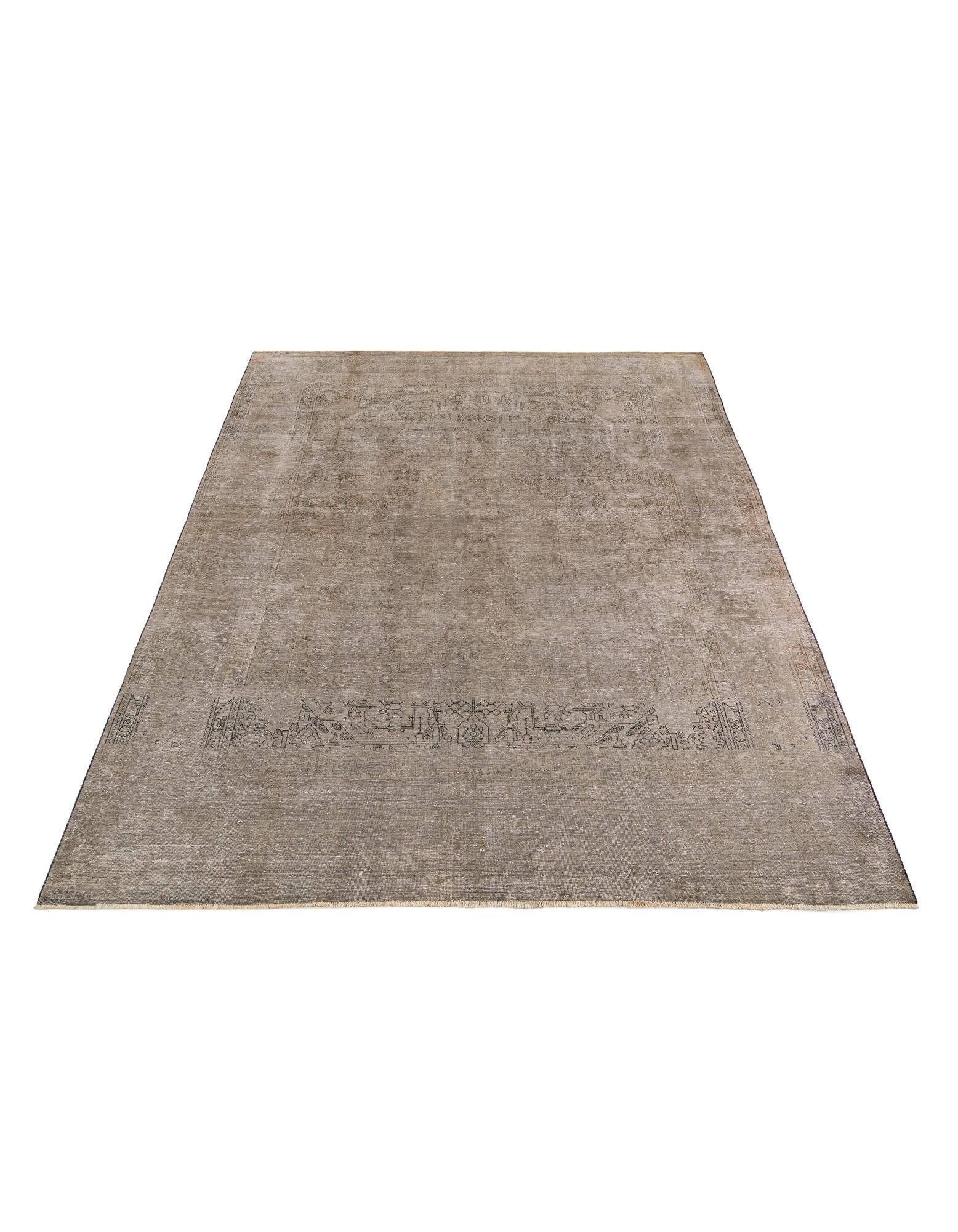 9' 7 x 12' 10 Hand Knotted Ultra Vintage Persian Wool Rug