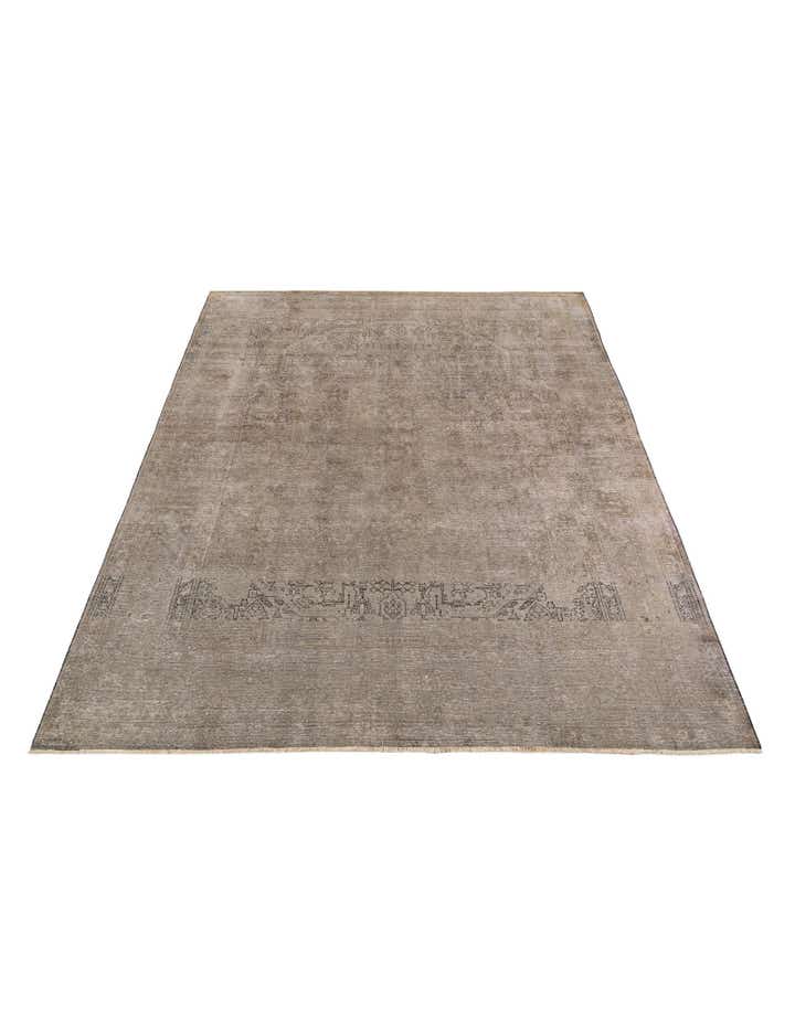 9' 7 x 12' 10 Hand Knotted Ultra Vintage Persian Wool Rug