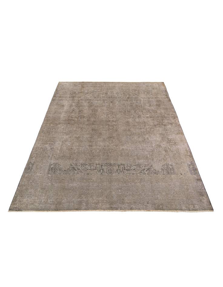 Detail image of 9' 7 x 12' 10 Hand Knotted Ultra Vintage Persian Wool Rug