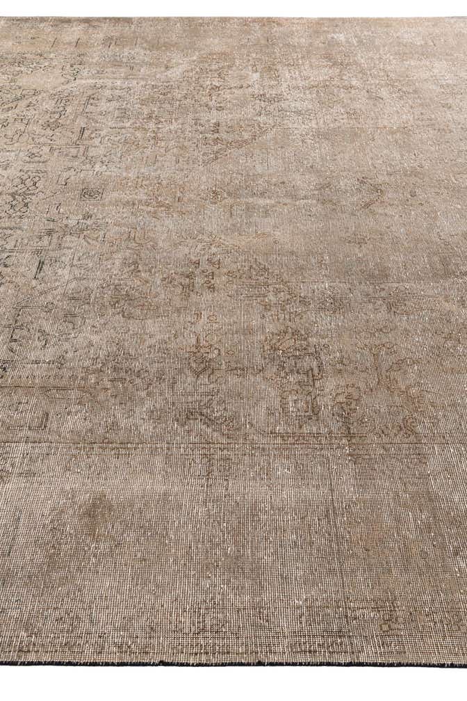 9' 7 x 12' 10 Hand Knotted Ultra Vintage Persian Wool Rug