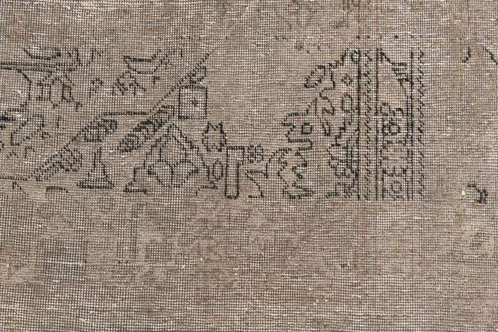 9' 7 x 12' 10 Hand Knotted Ultra Vintage Persian Wool Rug