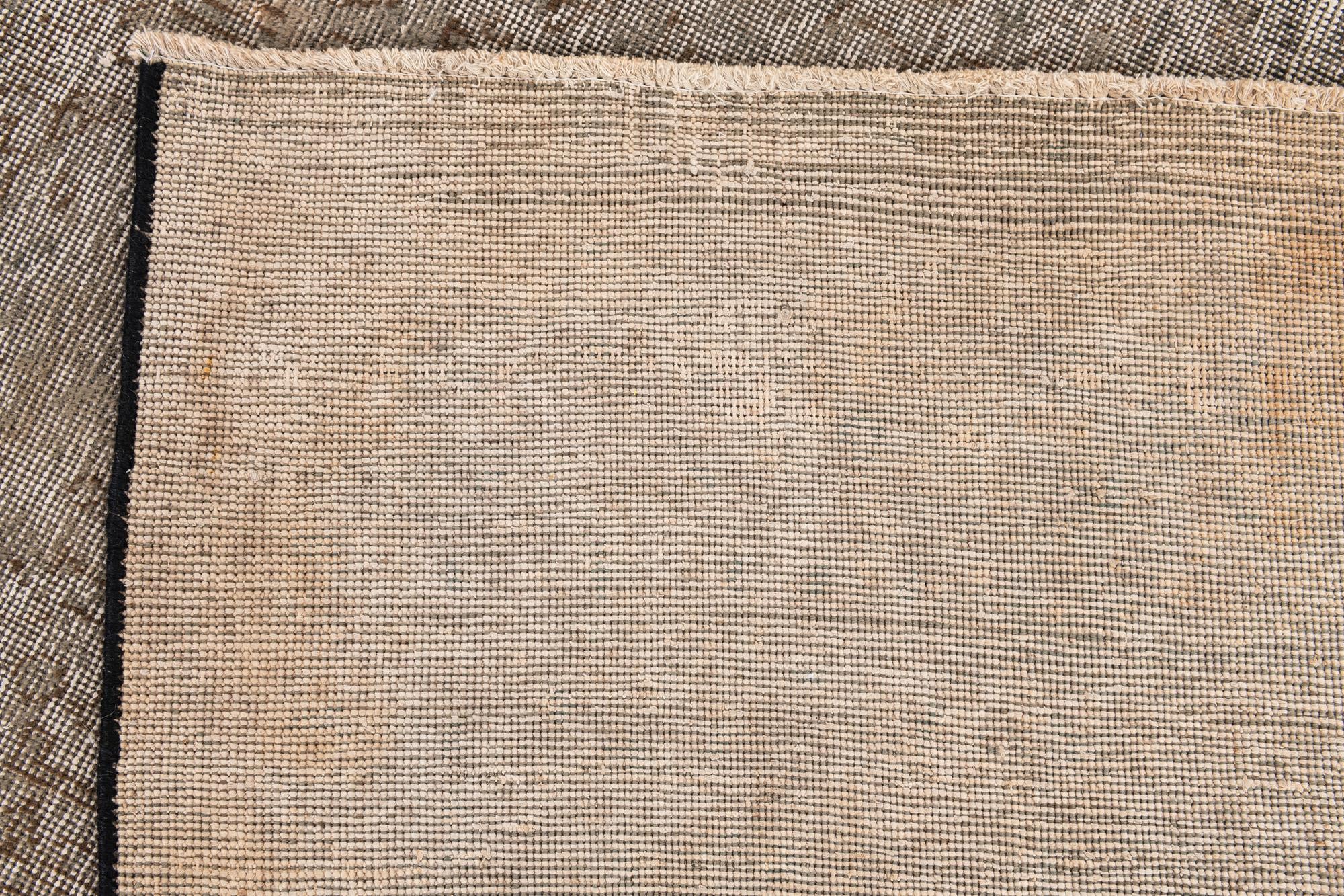 9' 7 x 12' 10 Hand Knotted Ultra Vintage Persian Wool Rug