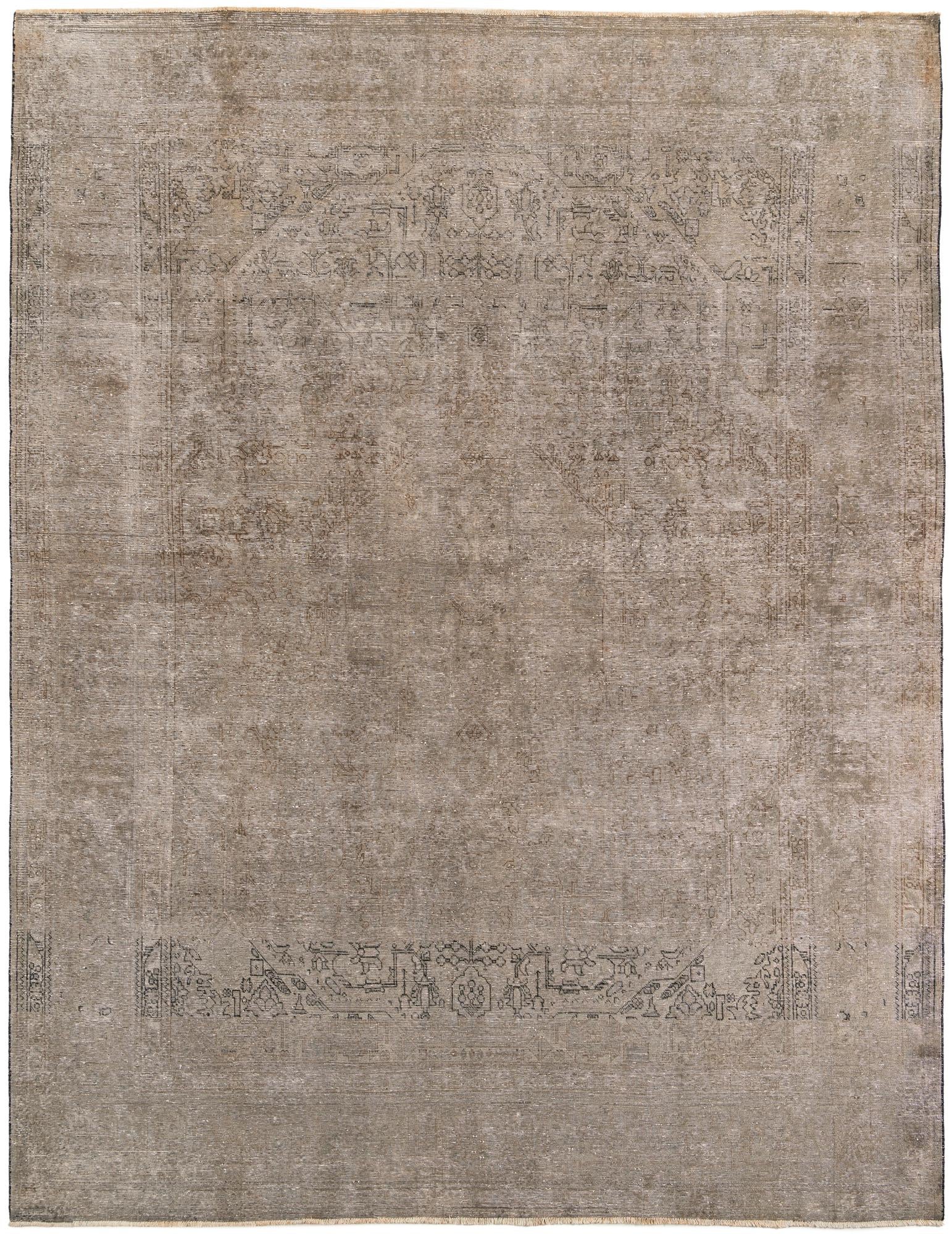 9' 7 x 12' 10 Hand Knotted Ultra Vintage Persian Wool Rug