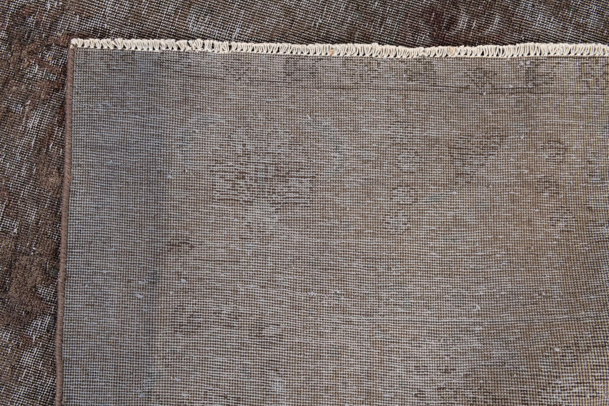 9' 8 x 12' 7 Hand Knotted Ultra Vintage Persian Wool Rug