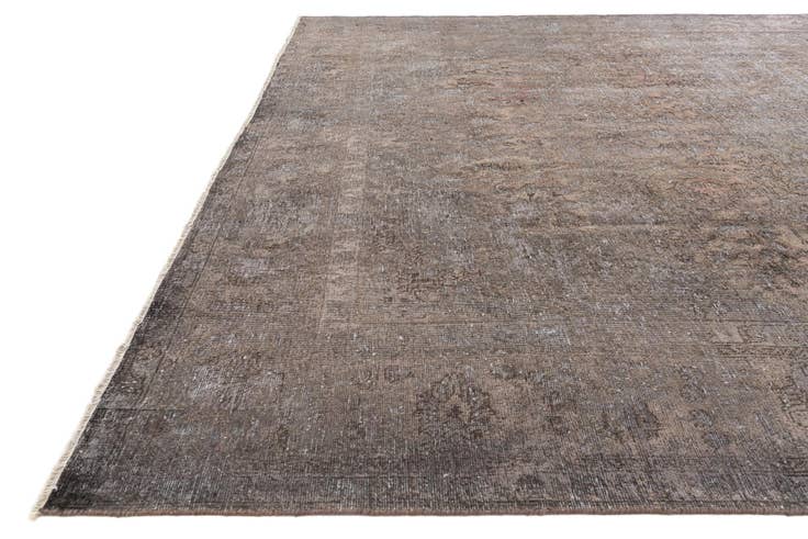 Detail image of 9' 8 x 12' 7 Hand Knotted Ultra Vintage Persian Wool Rug