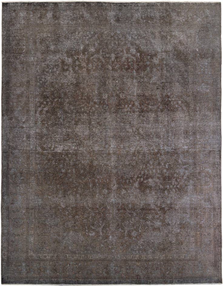 Detail image of 9' 8 x 12' 7 Hand Knotted Ultra Vintage Persian Wool Rug