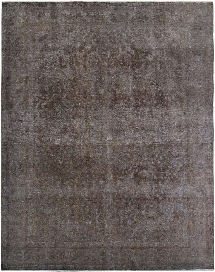 9' 8 x 12' 7 Hand Knotted Ultra Vintage Persian Wool Rug