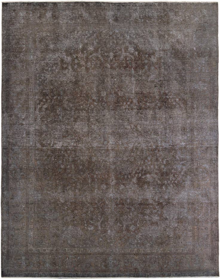 Detail image of 9' 8 x 12' 7 Hand Knotted Ultra Vintage Persian Wool Rug