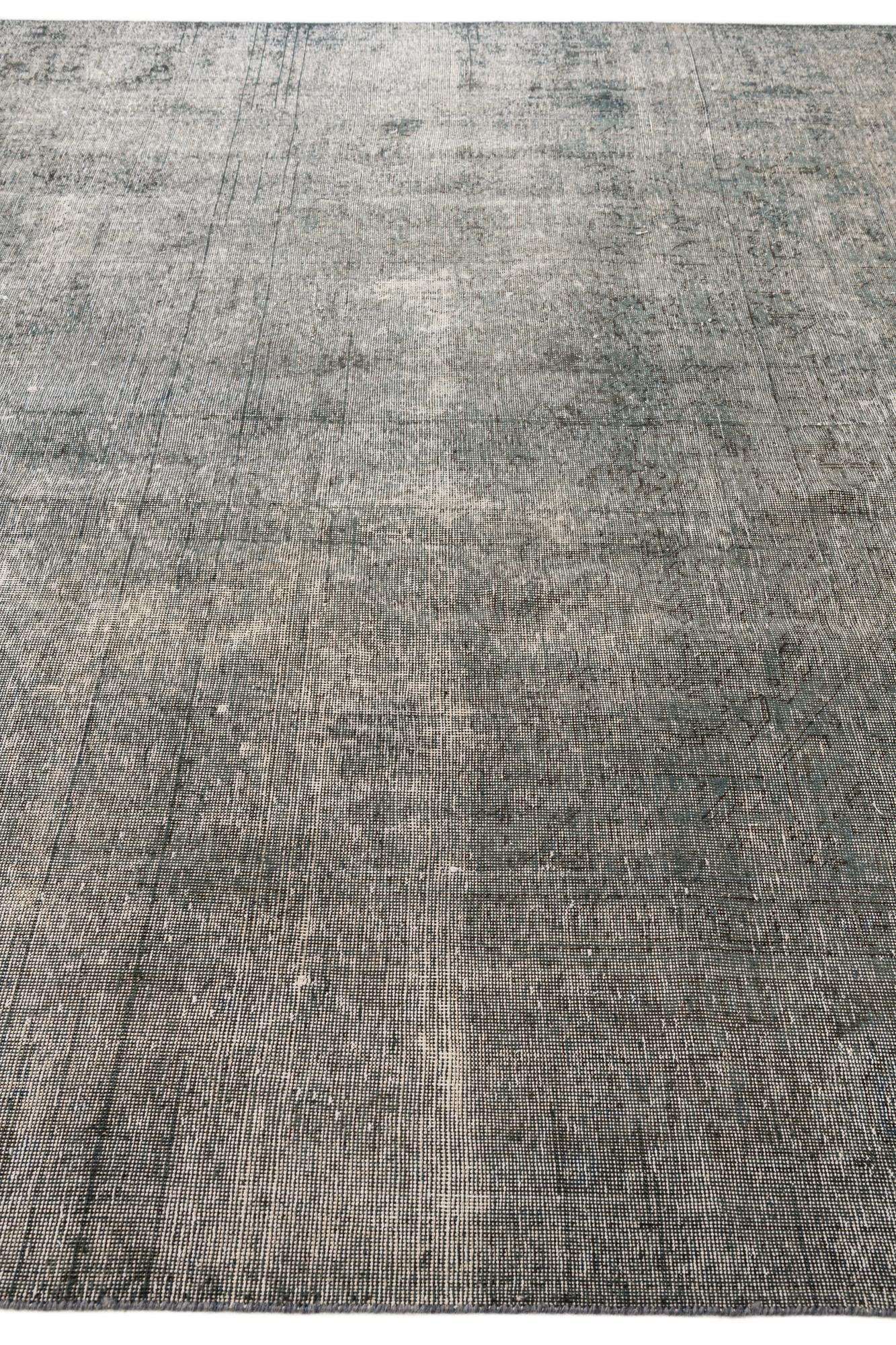 9' 5 x 12' 6 Hand Knotted Ultra Vintage Persian Wool Rug