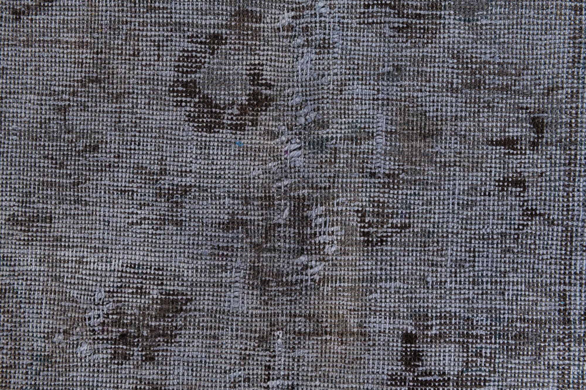 8' 2 x 11' Hand Knotted Ultra Vintage Persian Wool Rug