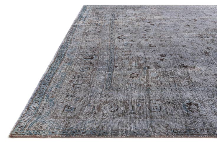 Detail image of 8' 2 x 11' Hand Knotted Ultra Vintage Persian Wool Rug