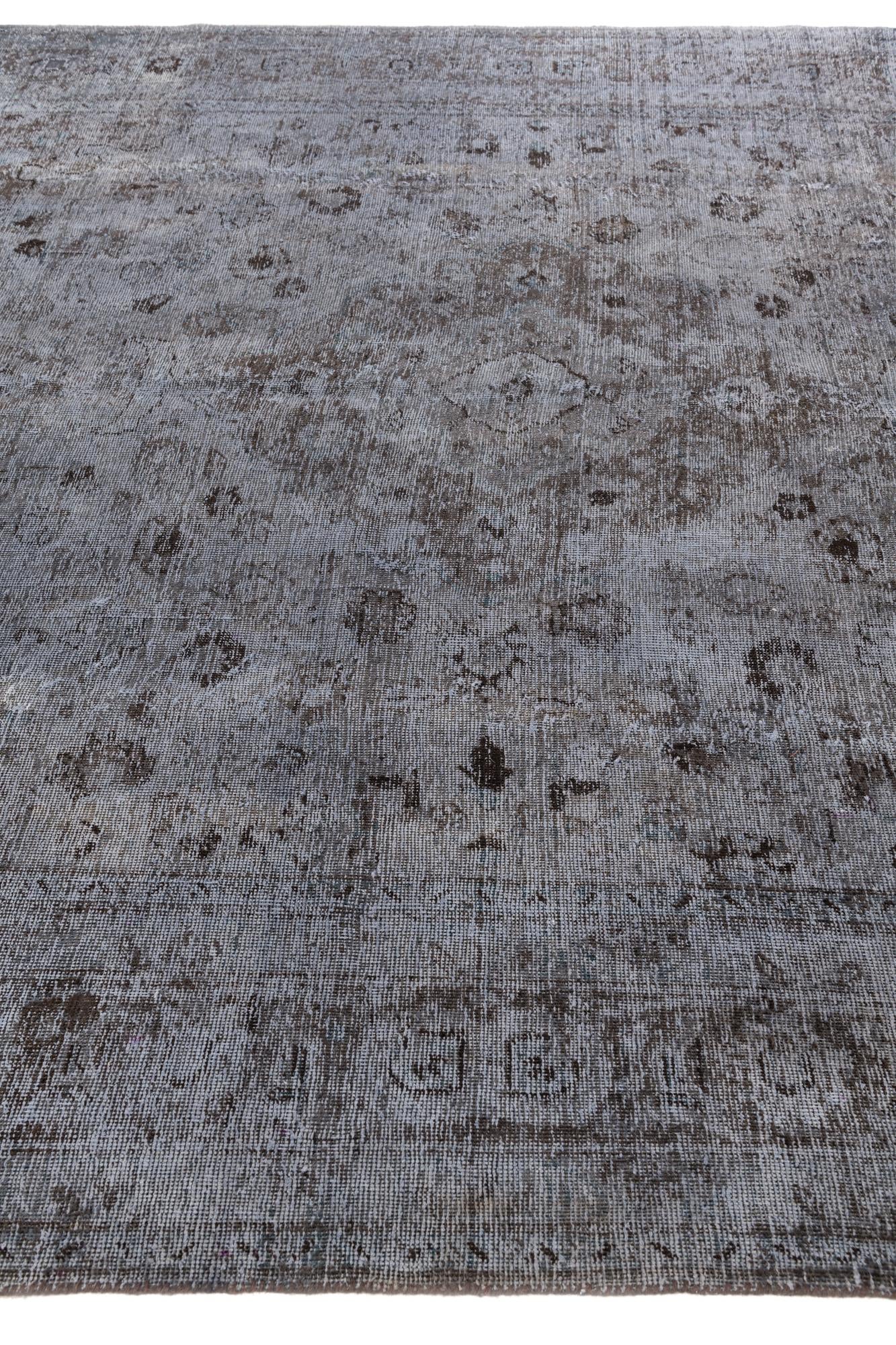 8' 2 x 11' Hand Knotted Ultra Vintage Persian Wool Rug