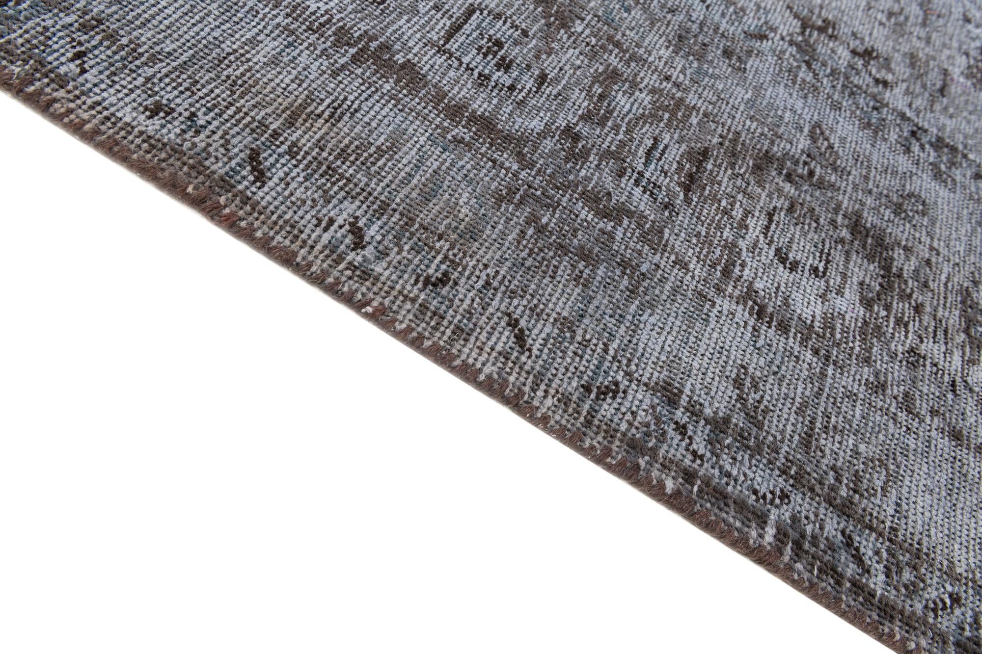 8' 2 x 11' Hand Knotted Ultra Vintage Persian Wool Rug