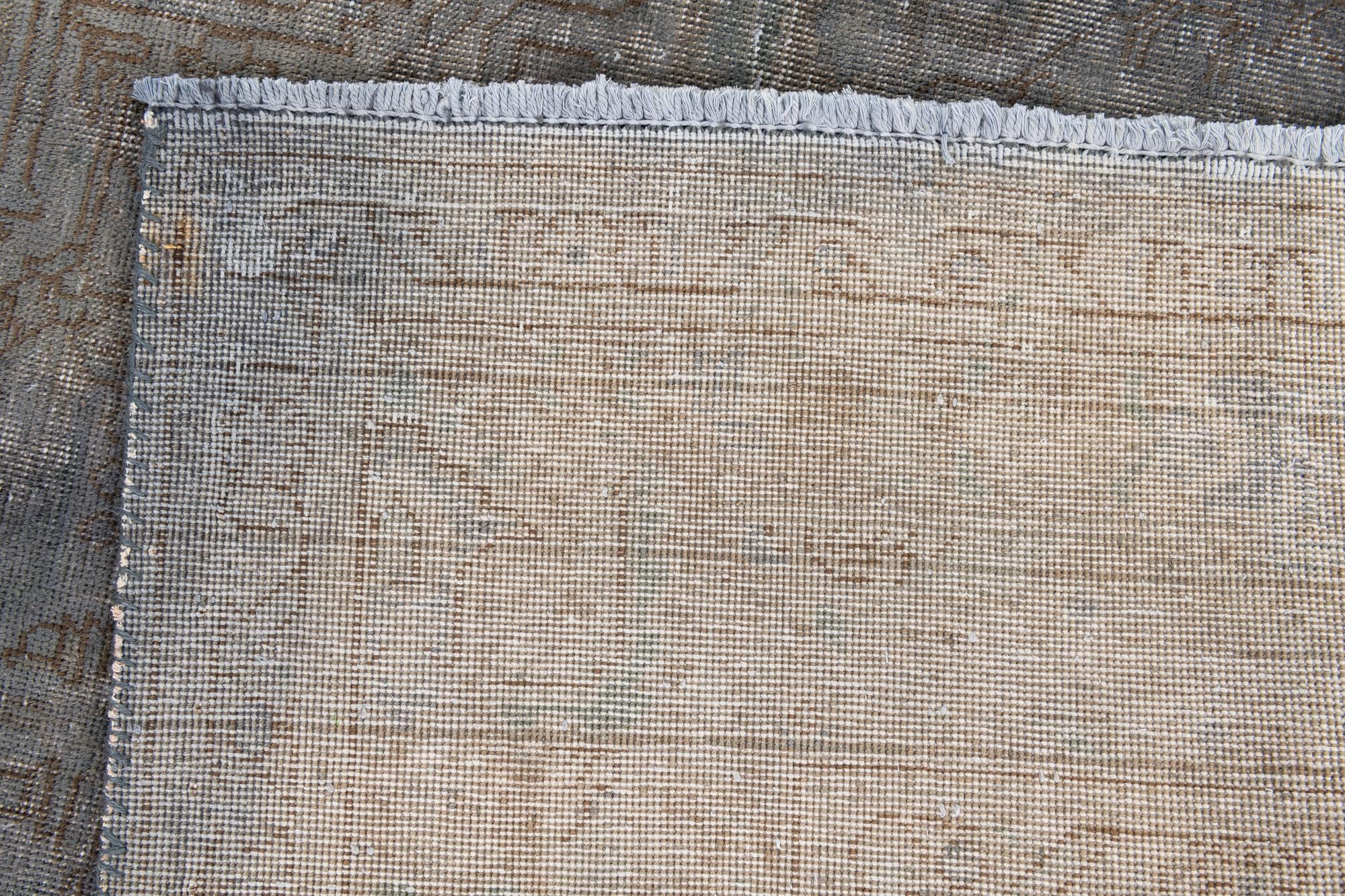 8' 1 x 11' 3 Hand Knotted Ultra Vintage Persian Wool Rug