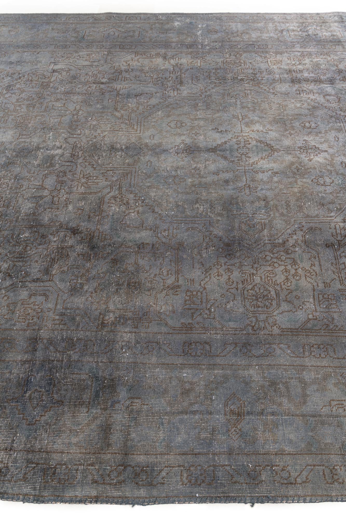 8' 1 x 11' 3 Hand Knotted Ultra Vintage Persian Wool Rug