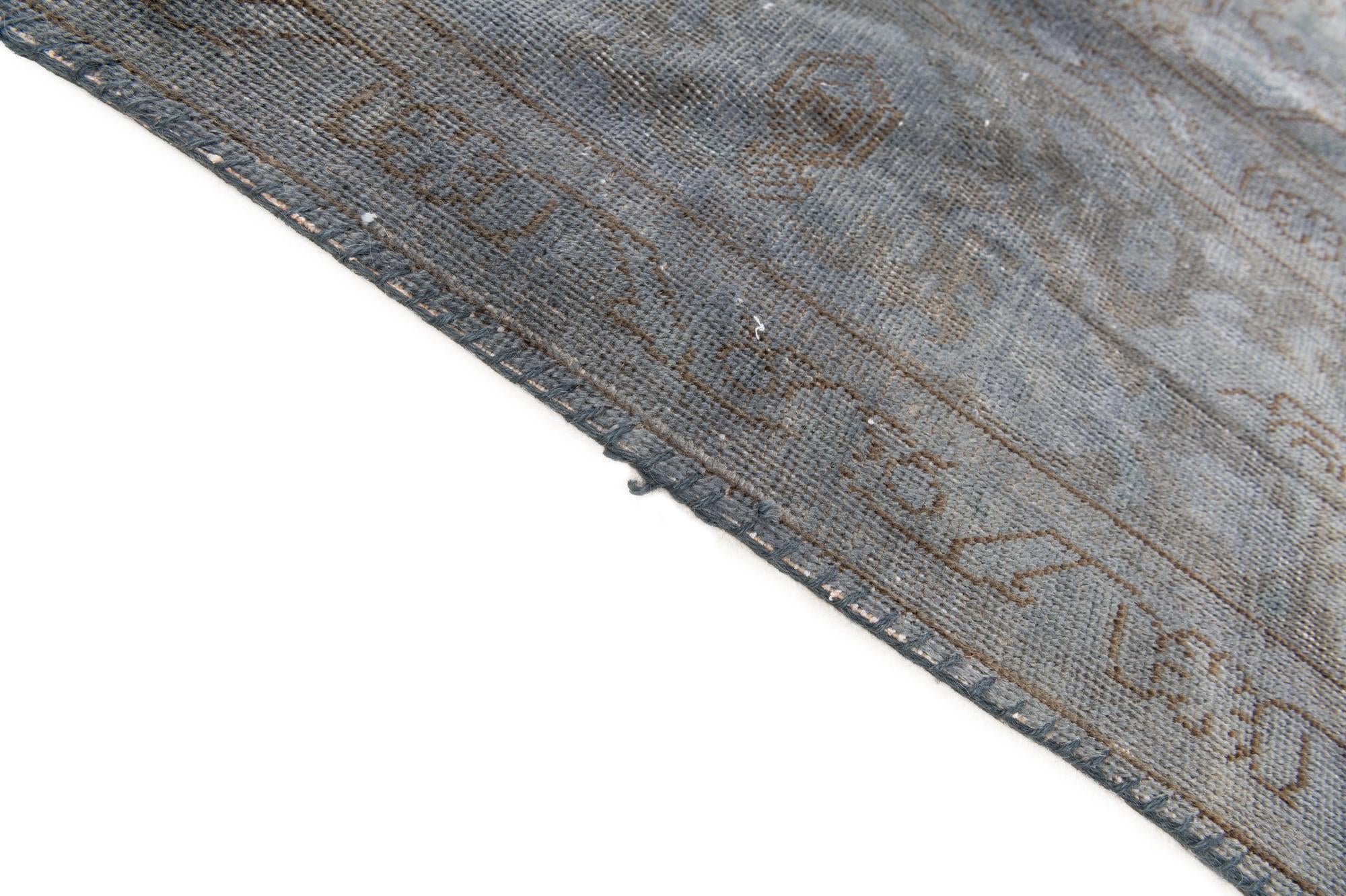 8' 1 x 11' 3 Hand Knotted Ultra Vintage Persian Wool Rug