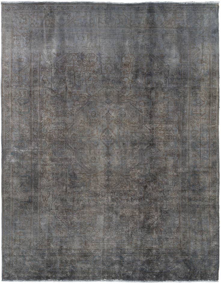 Detail image of 8' 1 x 11' 3 Hand Knotted Ultra Vintage Persian Wool Rug