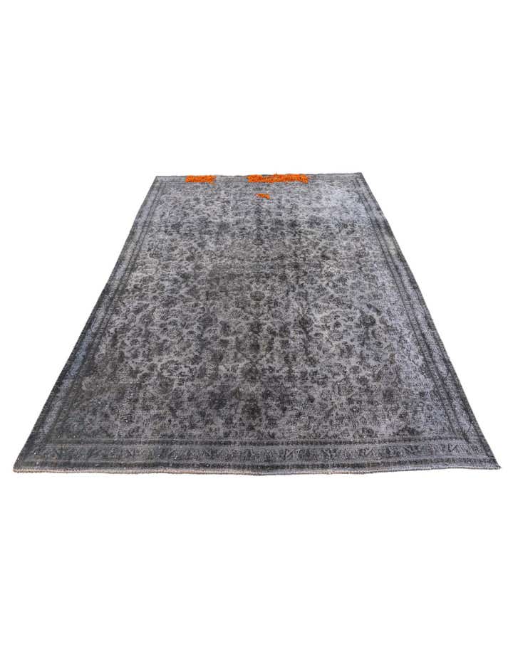 7' x 10' 4 Hand Knotted Ultra Vintage Persian Wool Rug