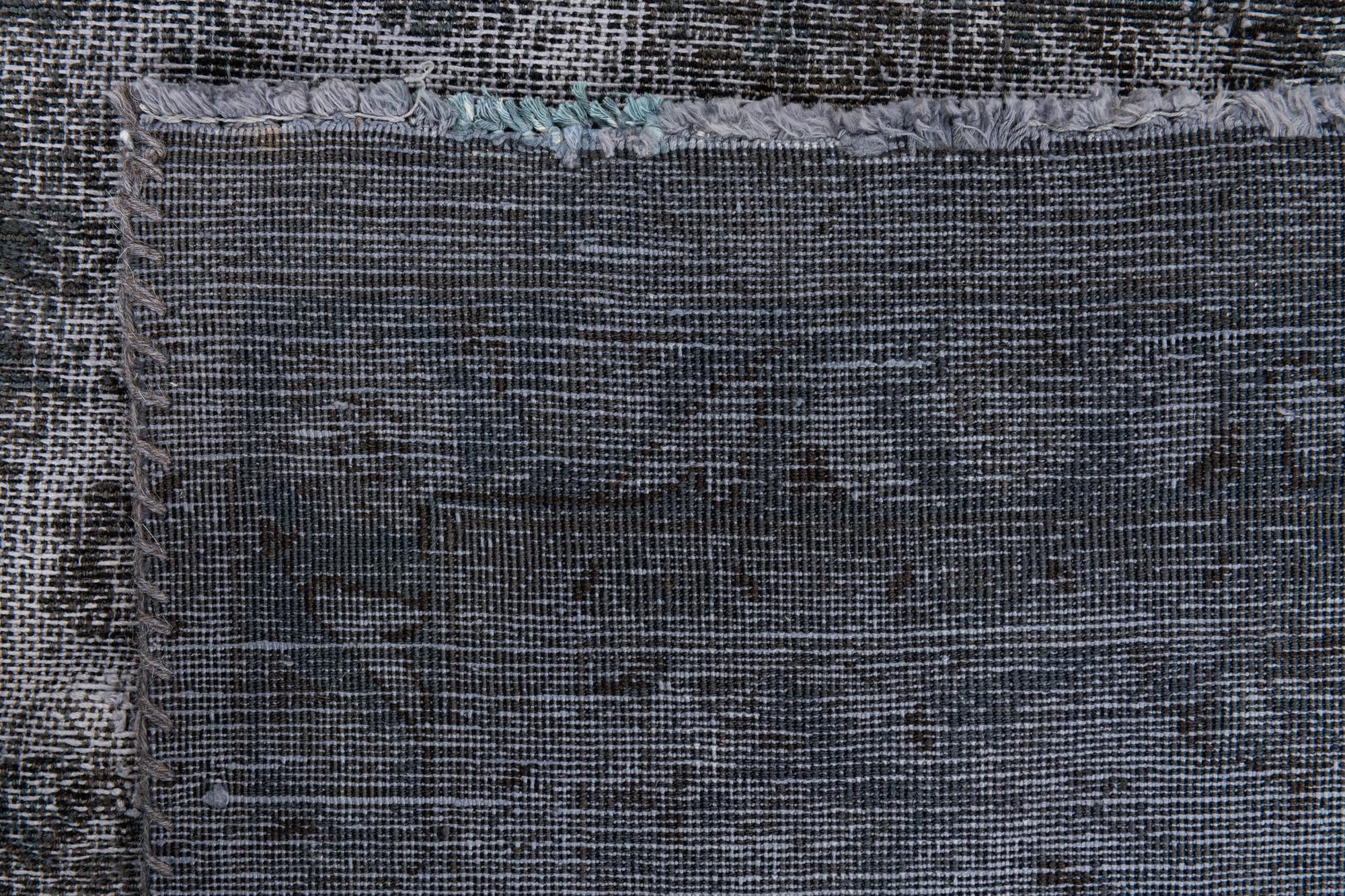 7' x 10' 4 Hand Knotted Ultra Vintage Persian Wool Rug