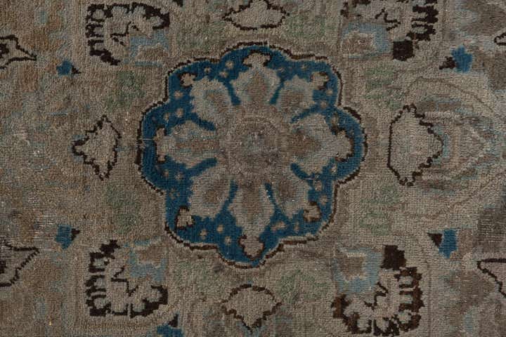 8' 5 x 13' Hand Knotted Ultra Vintage Persian Wool Rug
