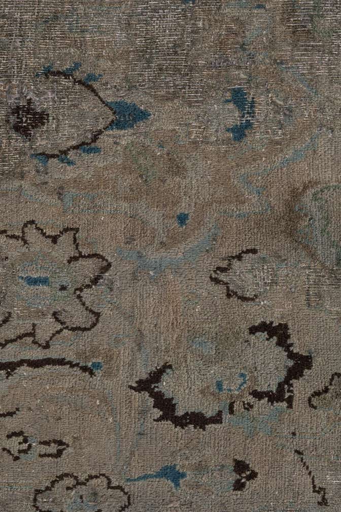 8' 5 x 13' Hand Knotted Ultra Vintage Persian Wool Rug
