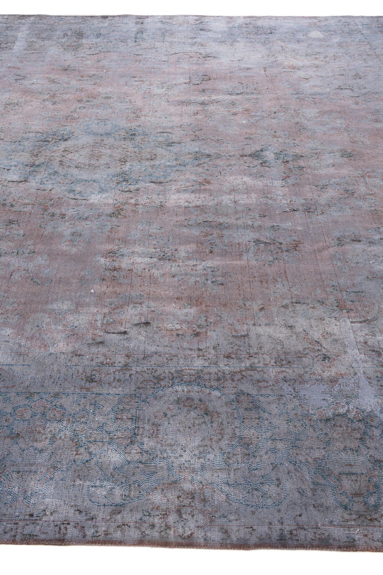 10' x 13' 5 Hand Knotted Ultra Vintage Persian Wool Rug