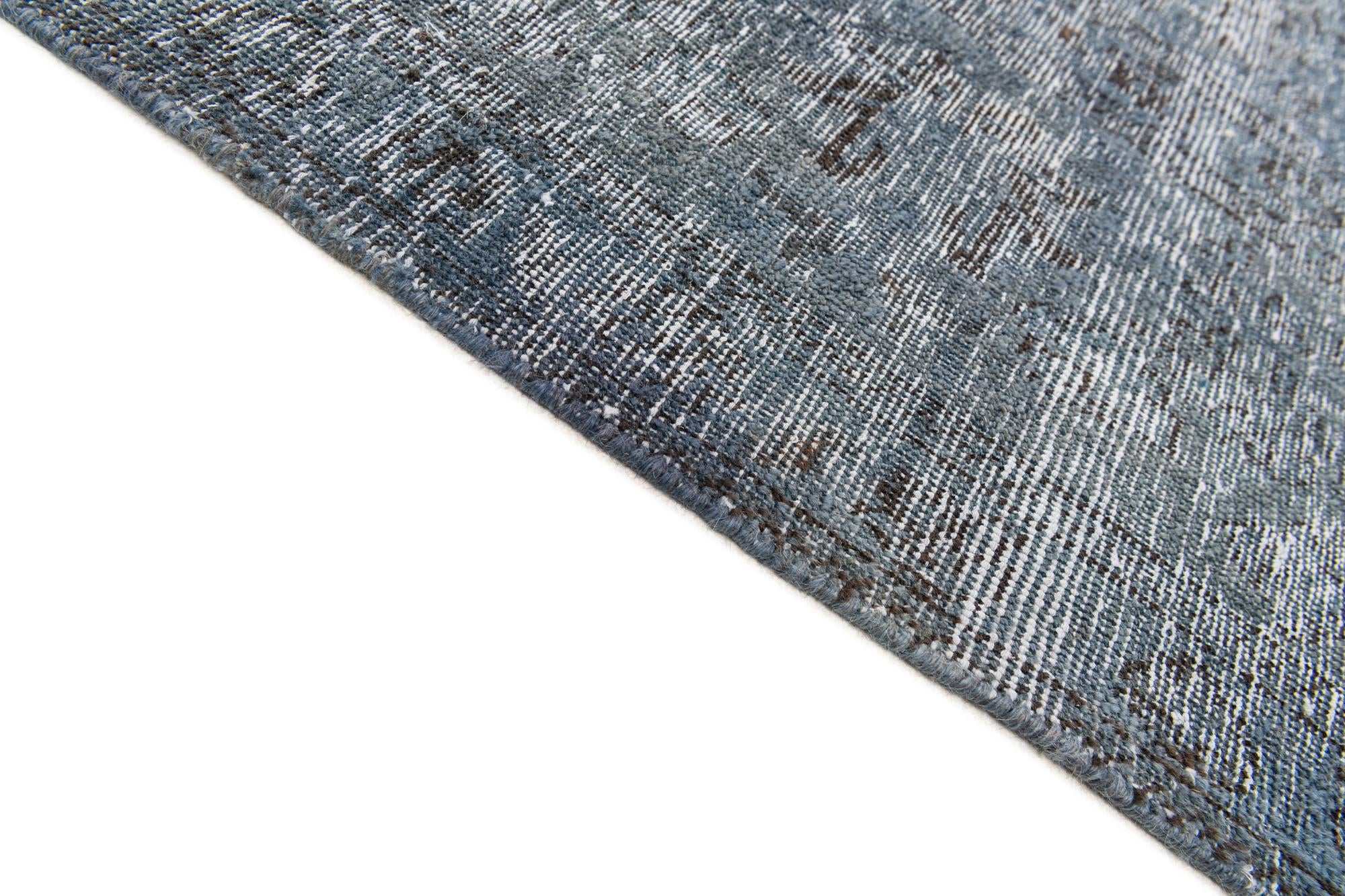 9' 10 x 12' 8 Hand Knotted Ultra Vintage Persian Wool Rug