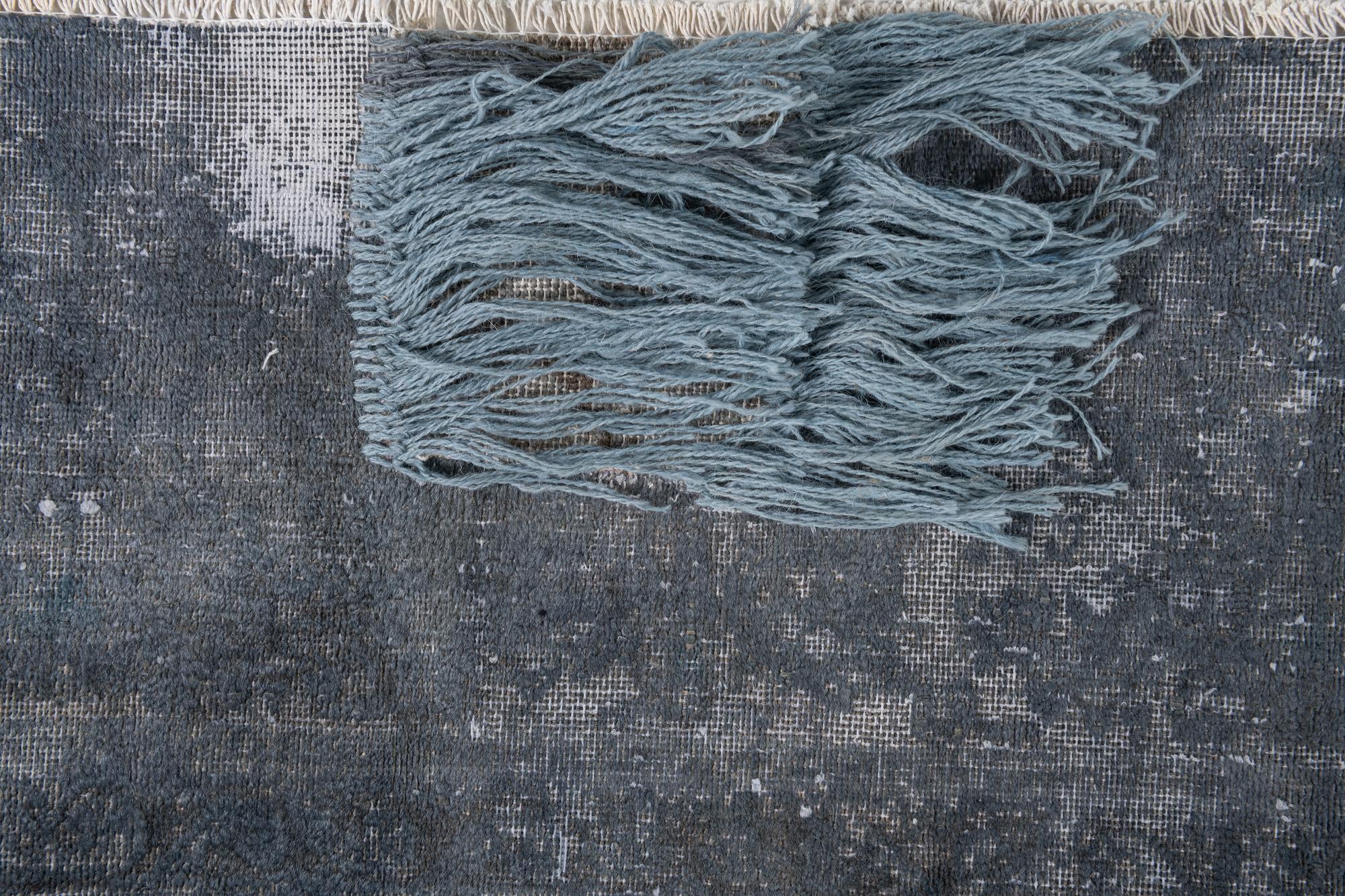 9' 10 x 12' 3 Hand Knotted Ultra Vintage Persian Wool Rug