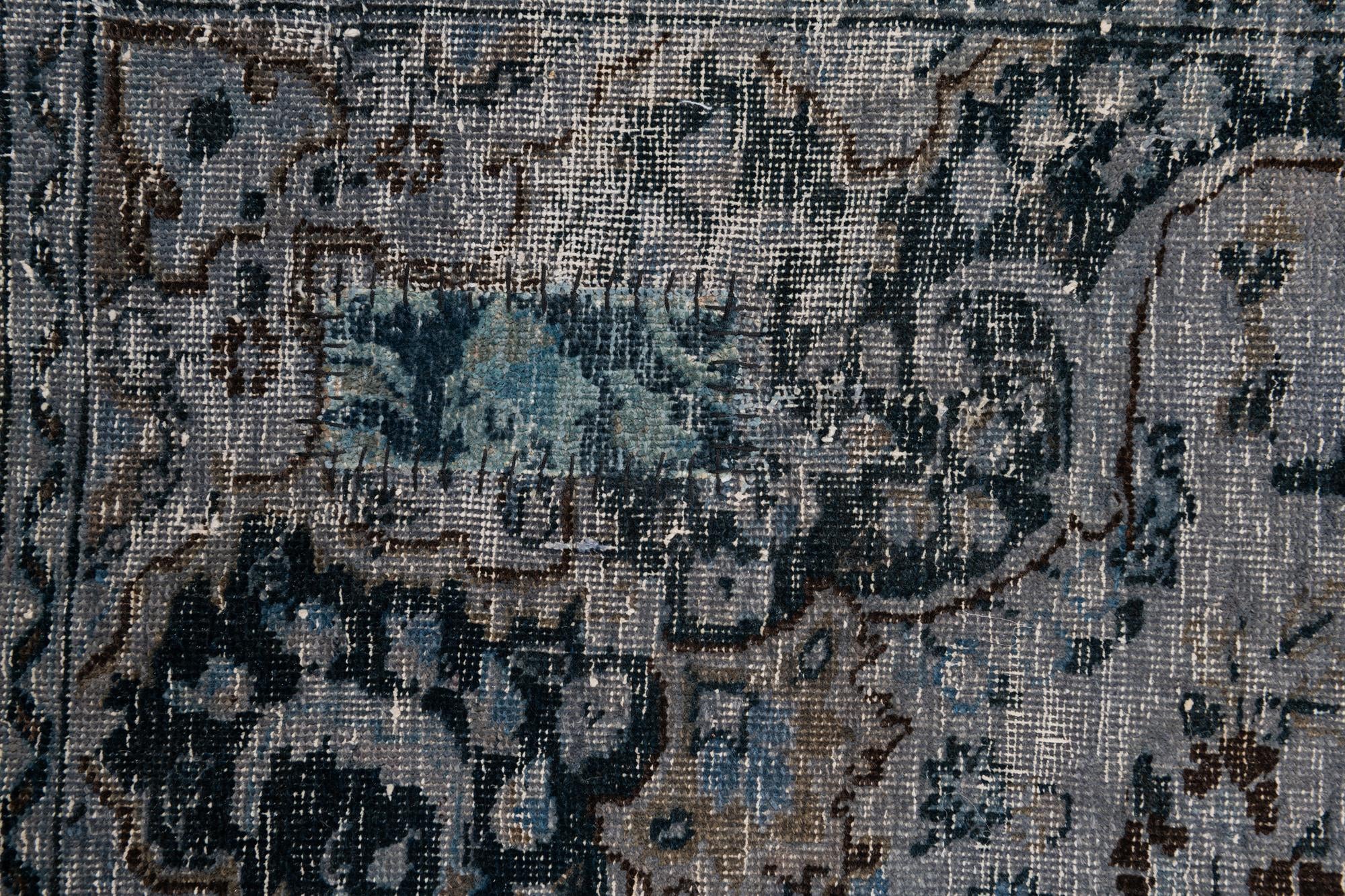 6' 8 x 9' 4 Hand Knotted Ultra Vintage Persian Wool Rug