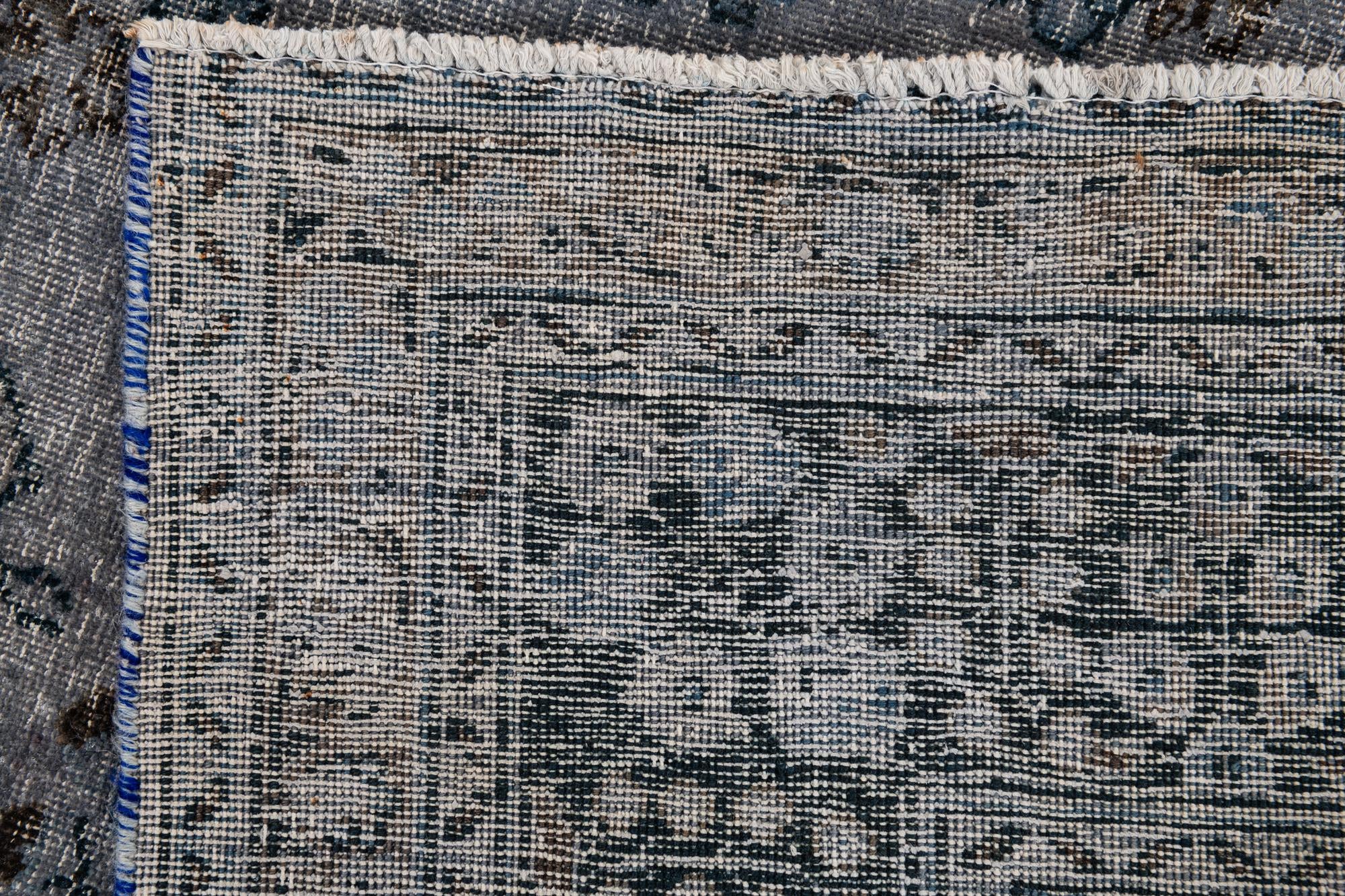 6' 8 x 9' 4 Hand Knotted Ultra Vintage Persian Wool Rug